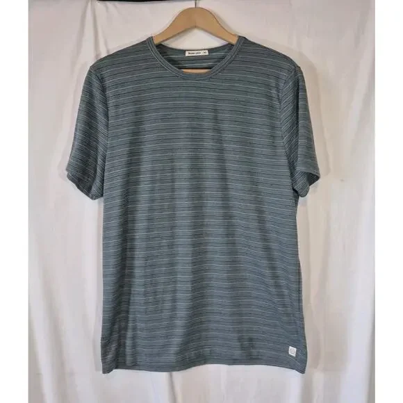 Marine Layer Signature Jacquard Crew T-Shirt M / L - Picture 3 of 11